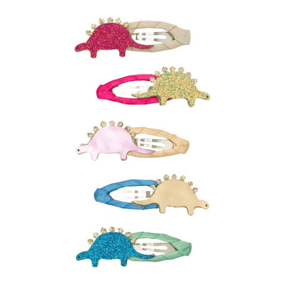 Mimi and Lula Clic Clac Hair Clips - Dino Diva Pack of 5