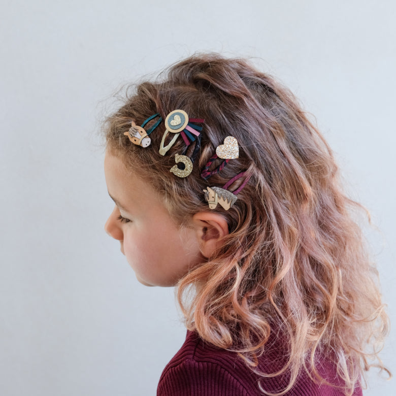 Mimi and Lula Clic Clac Hair Clips - Pony Pals Pack of 5