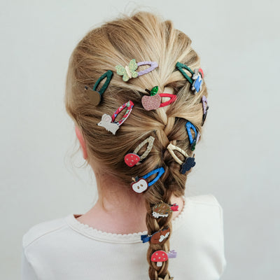Mimi and Lula Clic Clac Hair Clips - Fruity Pack of 5