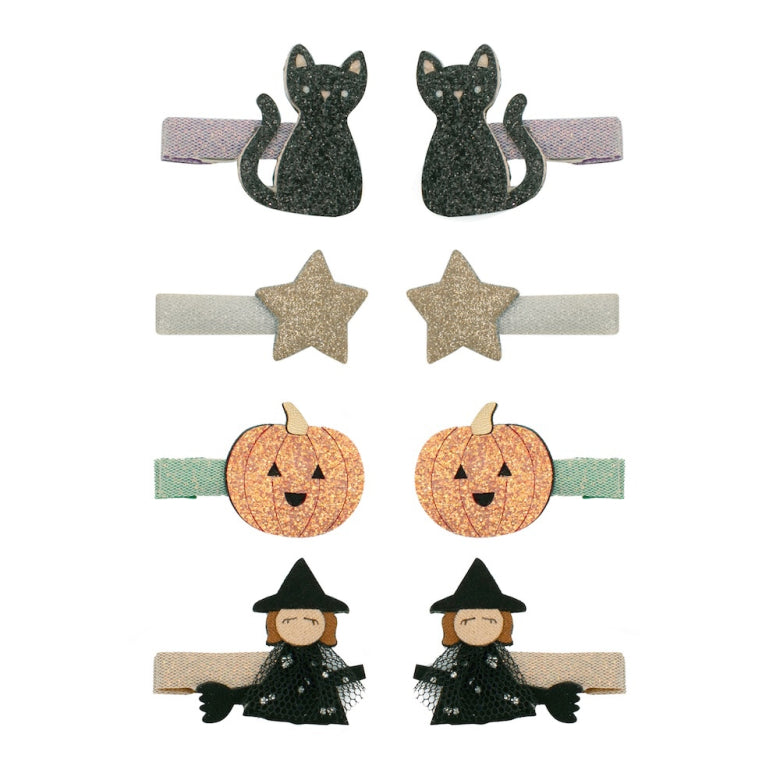 Mimi and Lula Mini Hair Clips - Halloween Pack of 8