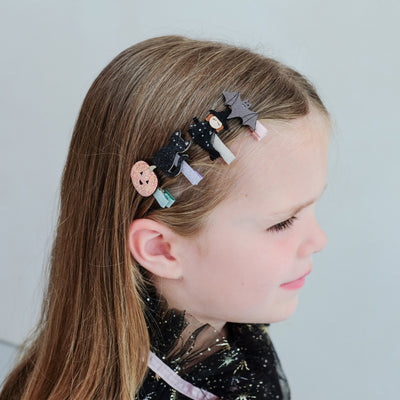 Mimi and Lula Mini Hair Clips - Halloween Pack of 8