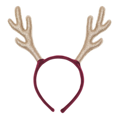 Mimi and Lula Alice Headband - Rudolph Antlers