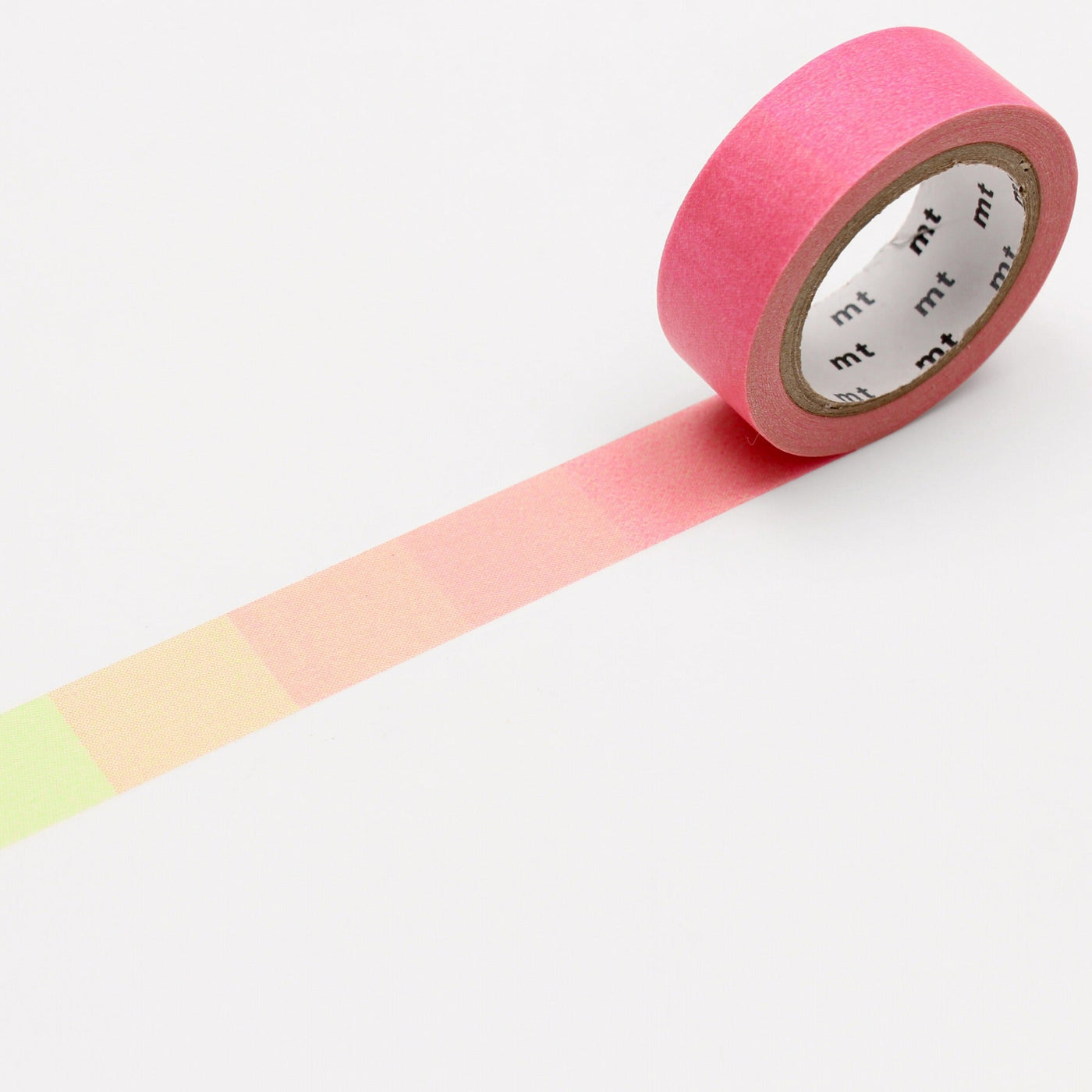 mt Washi Tape - Flourescent Pink X Green