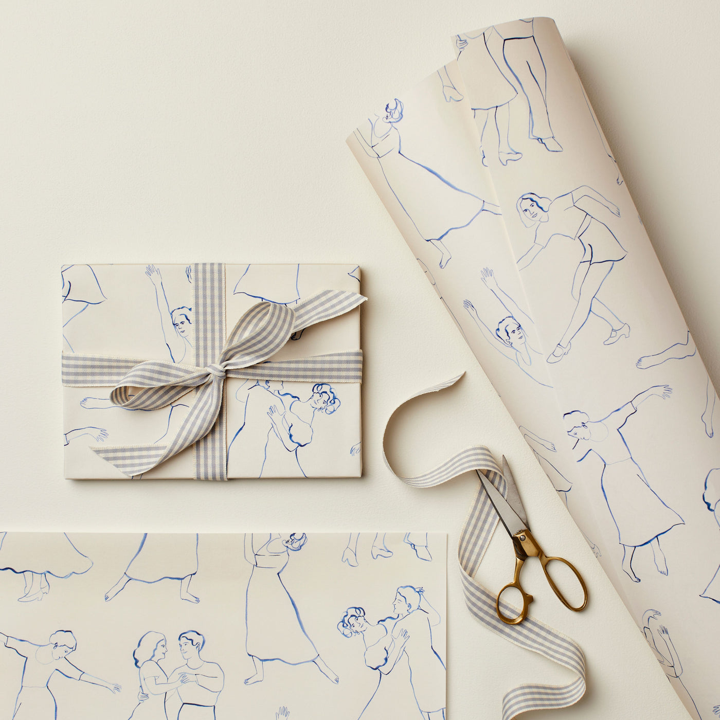 Dancers Single Sheet Wrapping Paper