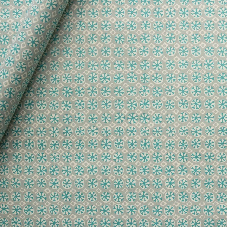 'Sea Urchins French Aquamarine' Wrapping Paper