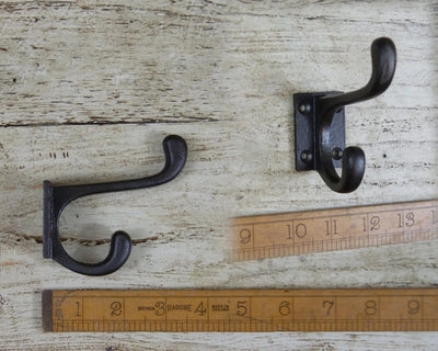 Small Double Cast Iron Hook