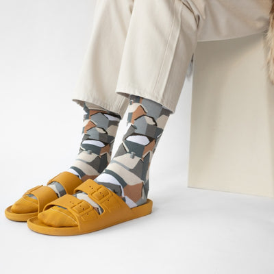 SALE Bonne Maison Socks - Multico Roof