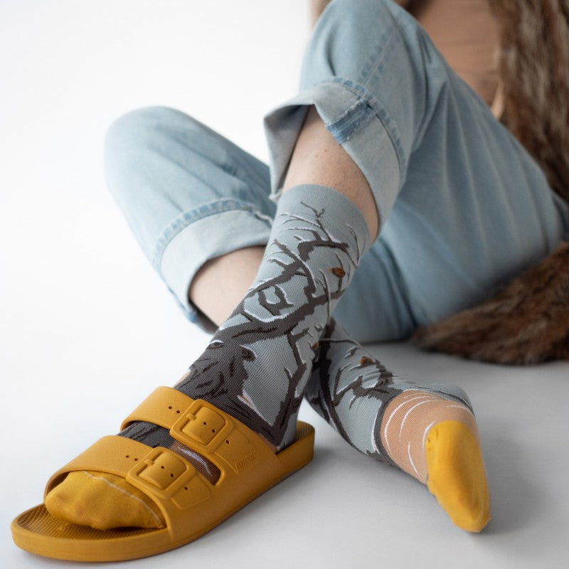 SALE Bonne Maison Socks - Tree Rain