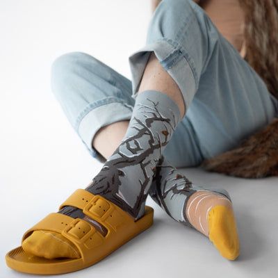 SALE Bonne Maison Socks - Tree Rain