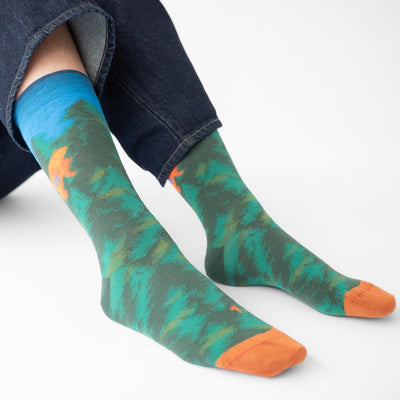 Bonne Maison Socks - House in Woods