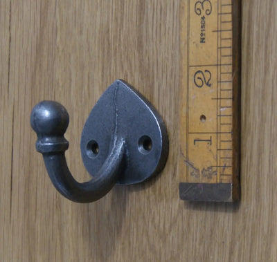 Ball End Small Cast Iron Coat Hook