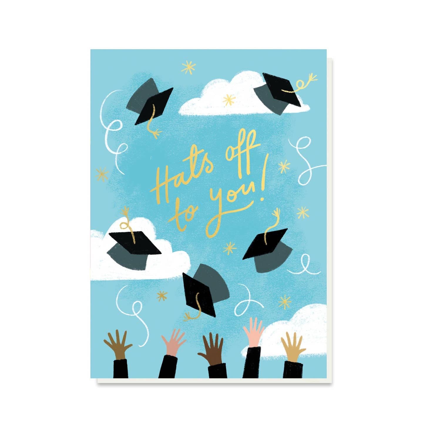 Hats Off To You Graduation Card – Berylune