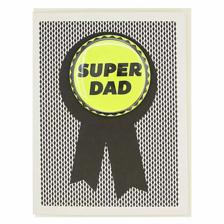 'Super Dad' Badge Card