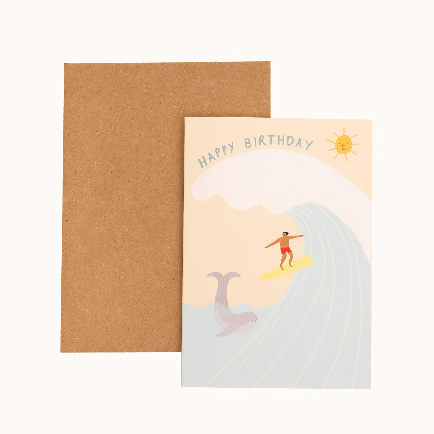 Surfer Birthday Card