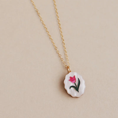 Tulip Charm Necklace