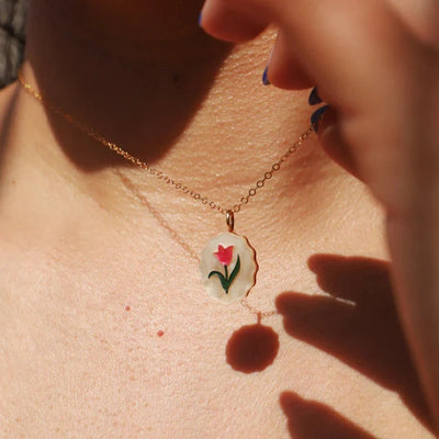 Tulip Charm Necklace