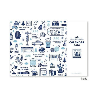Eric Small Things 2026 Wall Calendar