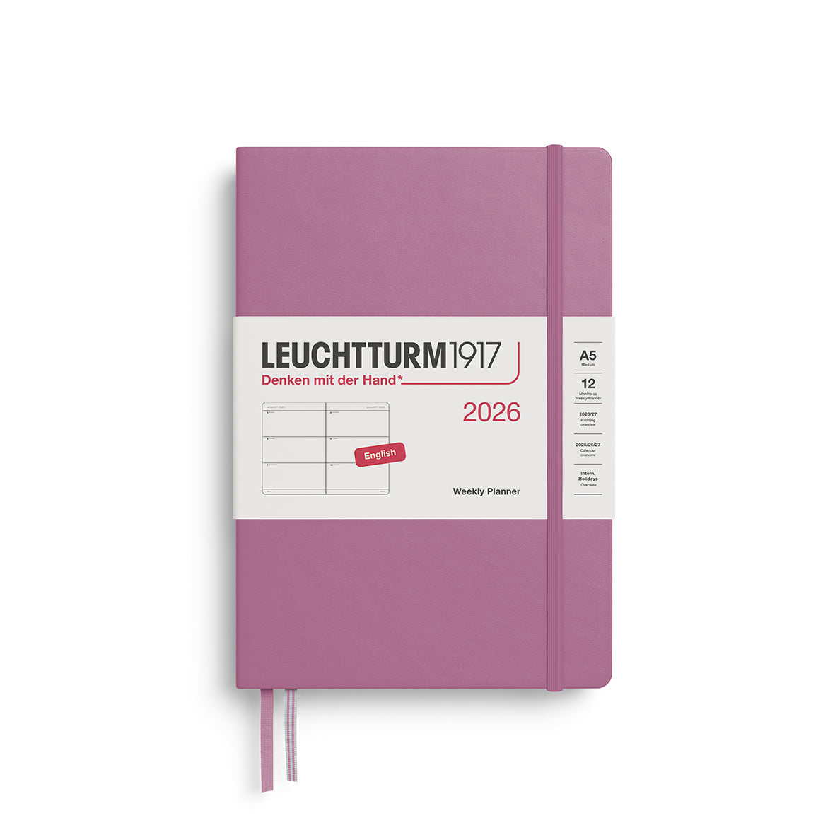 Leuchtturm A5 Weekly Planner - 2026
