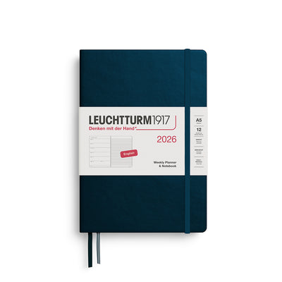 Leuchtturm A5 Weekly Planner & Notebook - 2026