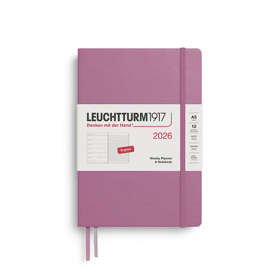 Leuchtturm A5 Weekly Planner & Notebook - 2026