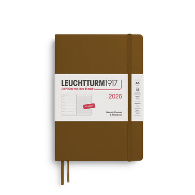 Leuchtturm A5 Weekly Planner & Notebook - 2026