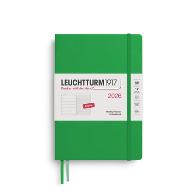 Leuchtturm A5 Weekly Planner & Notebook - 2026