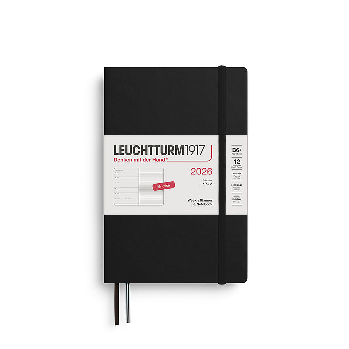 Leuchtturm B6+ Softcover Weekly Planner & Notebook - 2026