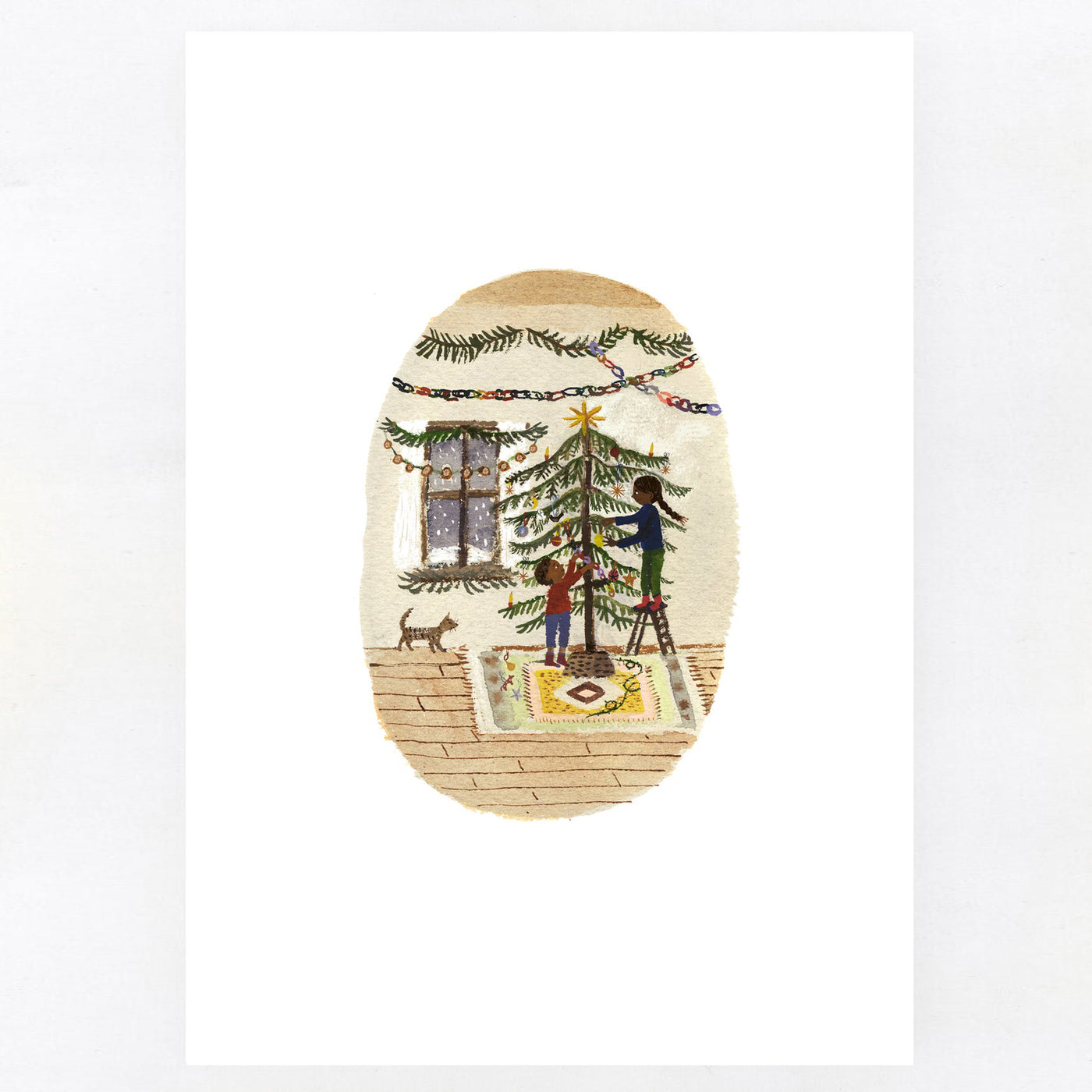SALE Winter Decorations A5 Print