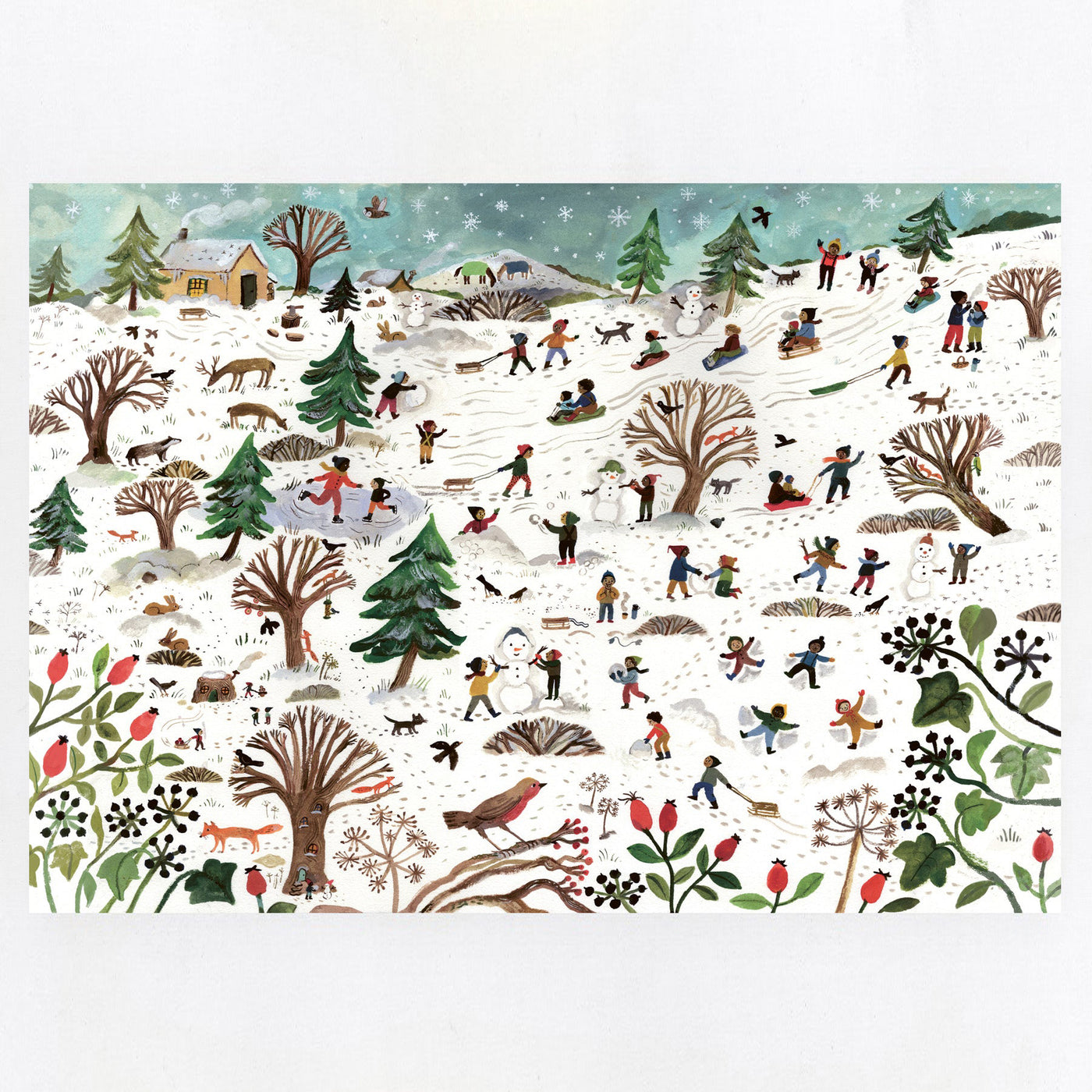 Winter Joy A4 Print