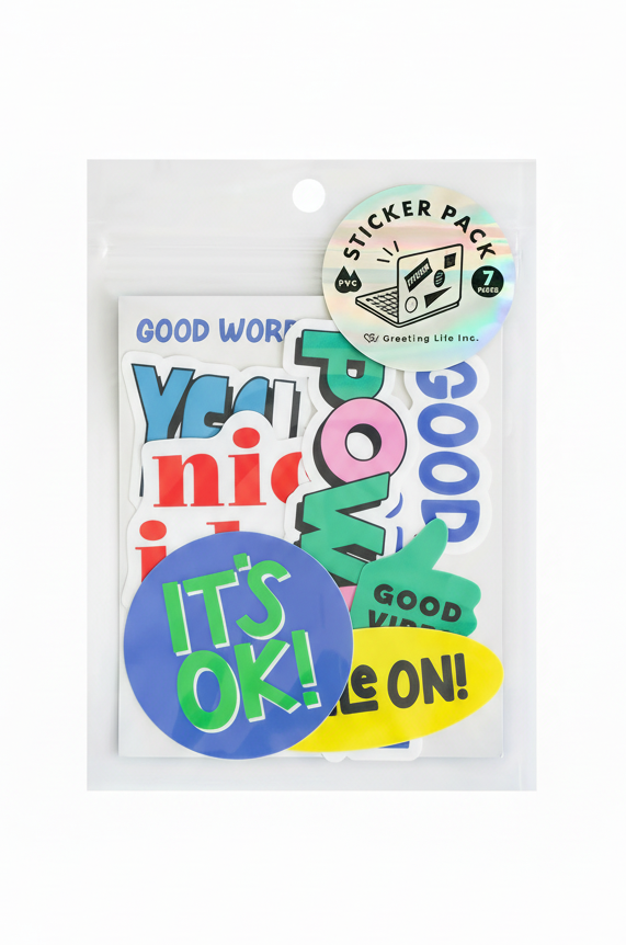 PVC Sticker Pack - Word – Berylune