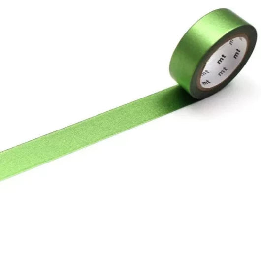 mt Washi Tape - Yellow Green Metallic