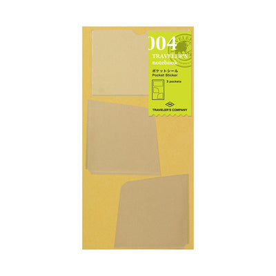 004 Pocket Stickers - TRAVELER'S Notebook Insert