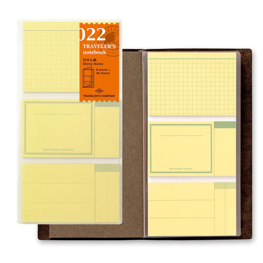 022 Sticky Memo Pad - Traveler's Insert
