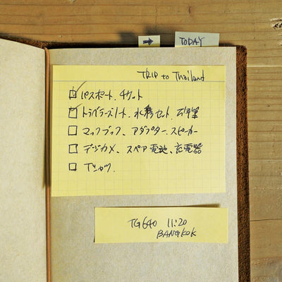 022 Sticky Memo Pad - Traveler's Insert