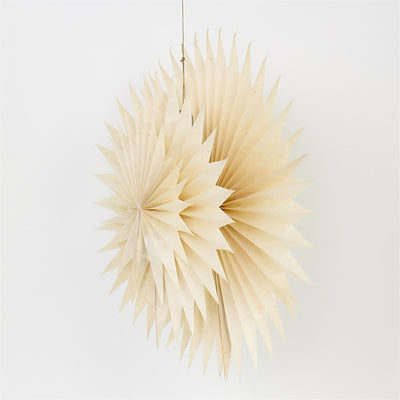 47cm 'Frost' Hanging Paper Star