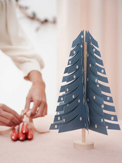Fir Tree Decoration - Dark Blue