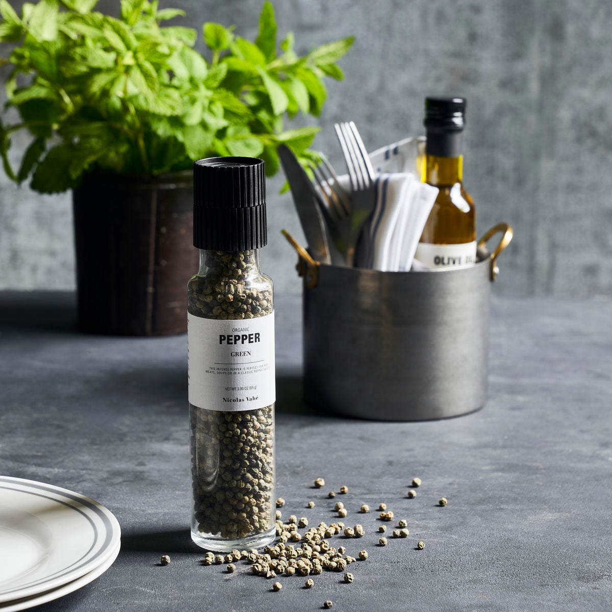 Pepper Mill- Organic Green Pepper