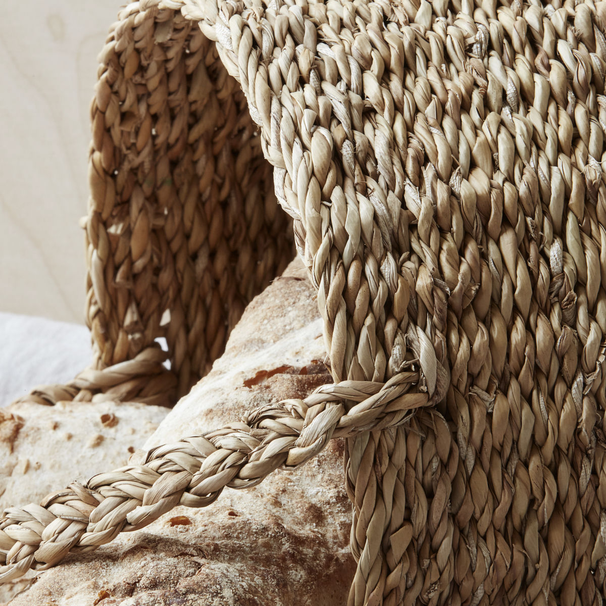 Seagrass Storage Basket with Handle