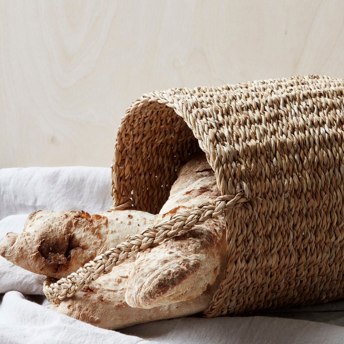 Seagrass Storage Basket with Handle