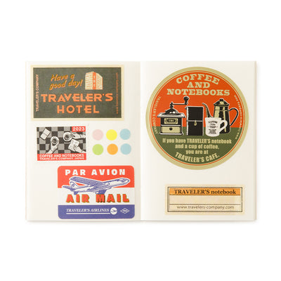 017 Sticker Release Paper - Passport TRAVELER'S Notebook Refill