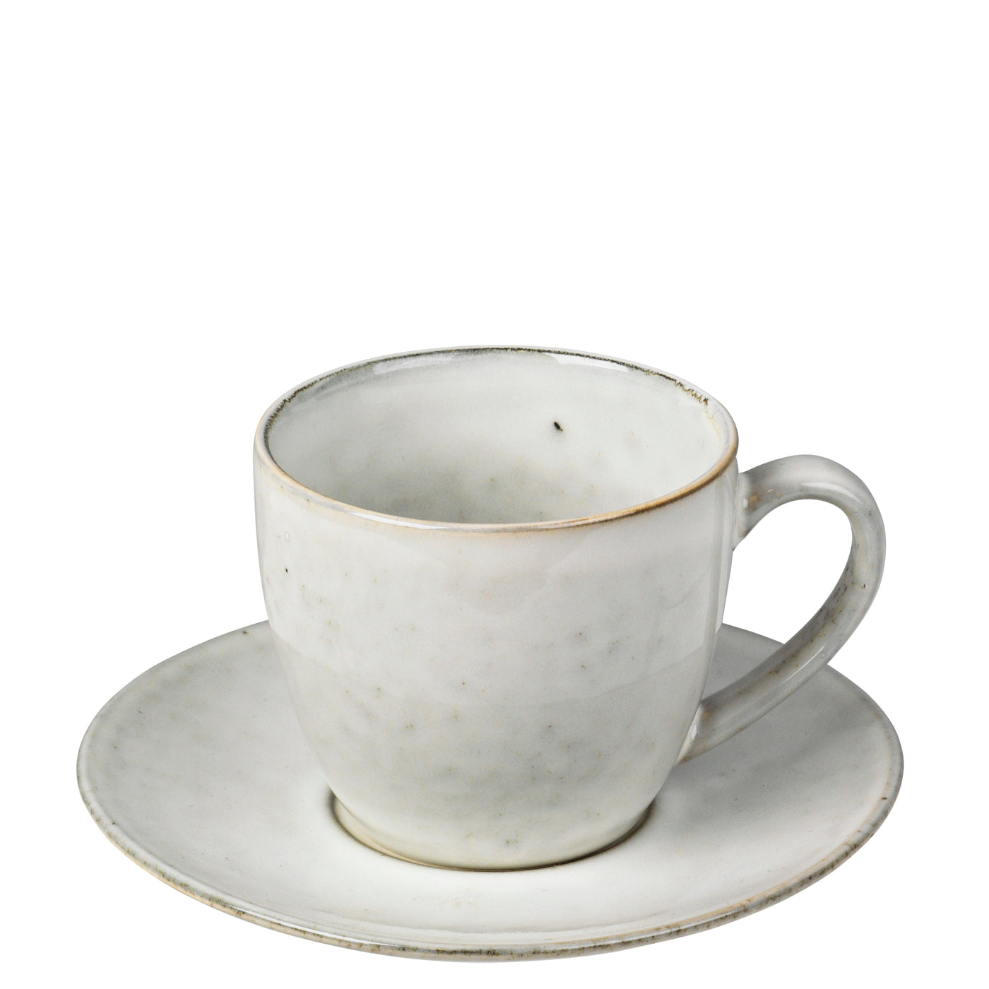 Nordic Sand Cup with Saucer - Small