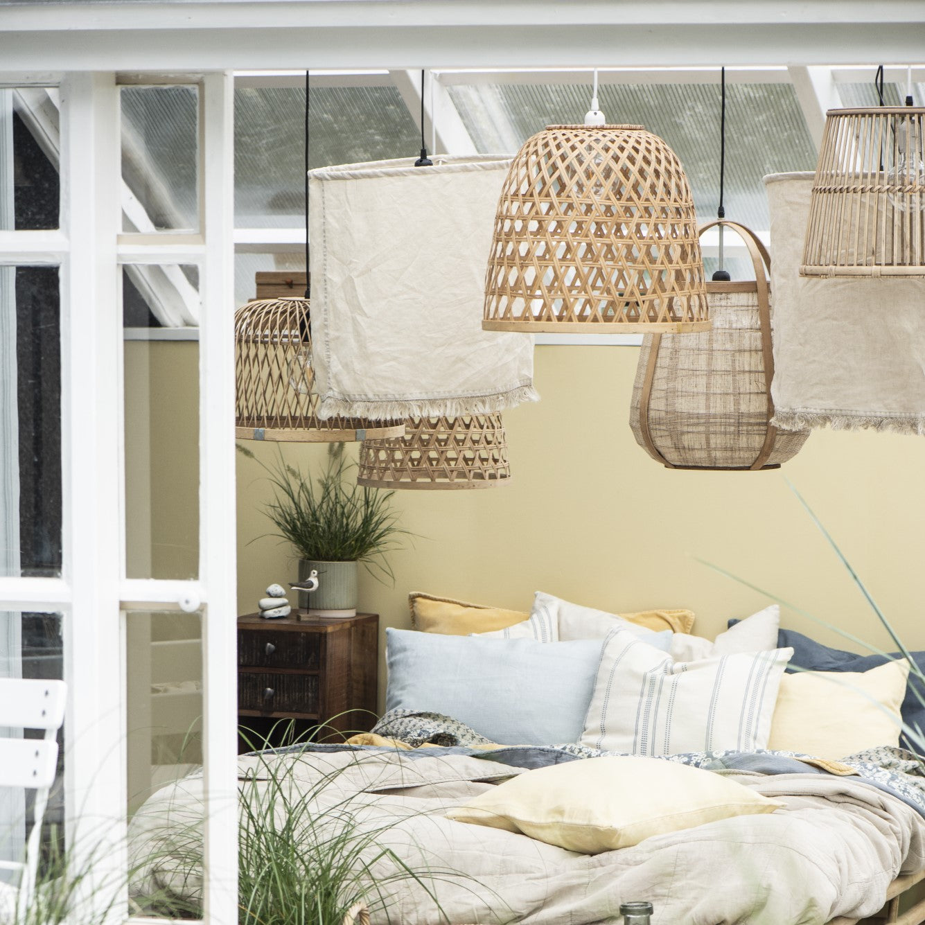 Bamboo Woven Lampshade - Large