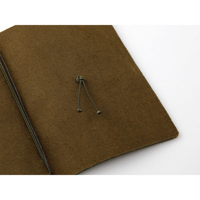 Passport Sized TRAVELER'S Notebook Starter Kit - Olive Leather