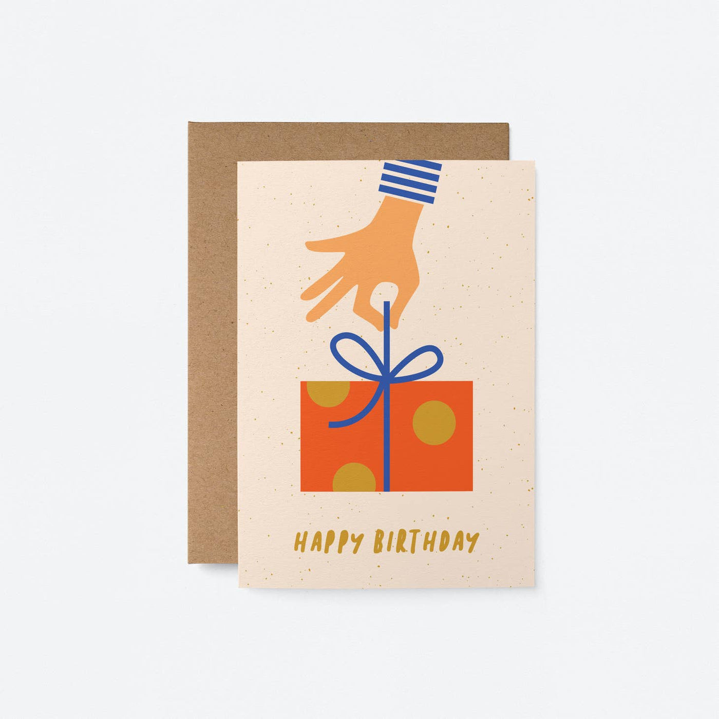 Birthday Present Unwrap Greetings Card