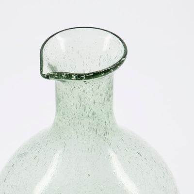 Handmade Glass Jug - Green