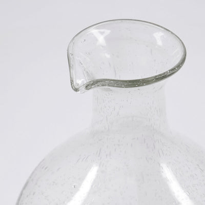 Handmade Glass Jug - Clear