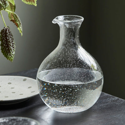 Handmade Glass Jug - Clear