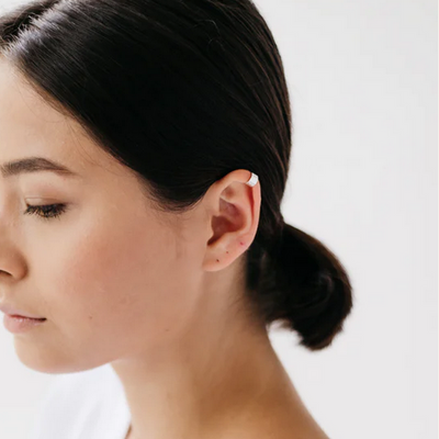 High Ear Cuff - Hammered