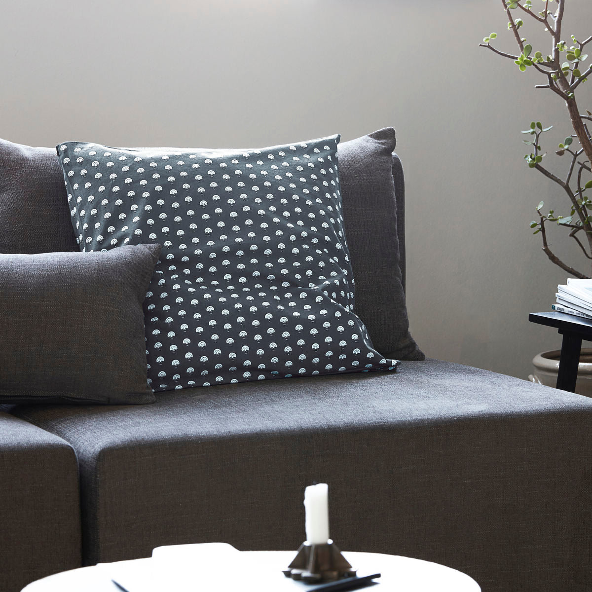 Cushion Cover - Nero Dark Grey