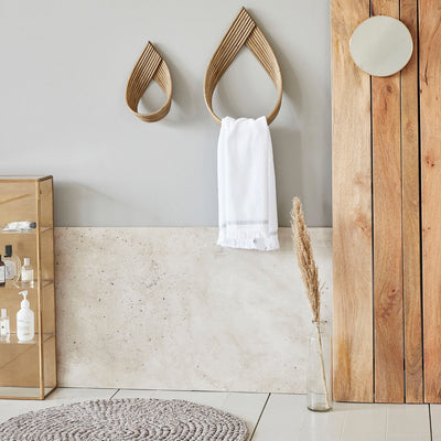 Round Brass Loop Mirror